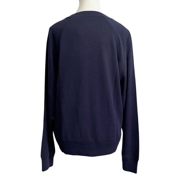 NWT ZADIG & VOLTAIRE THE UPPER SKULL STUDS SWEATSHIRT IN NAVY - XS - Picture 4 of 15